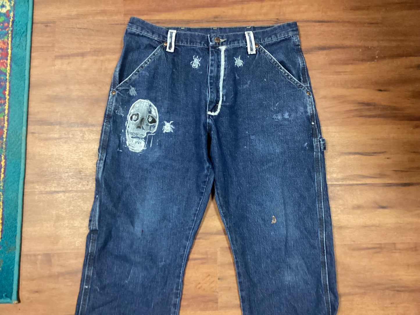 Masc skull pants