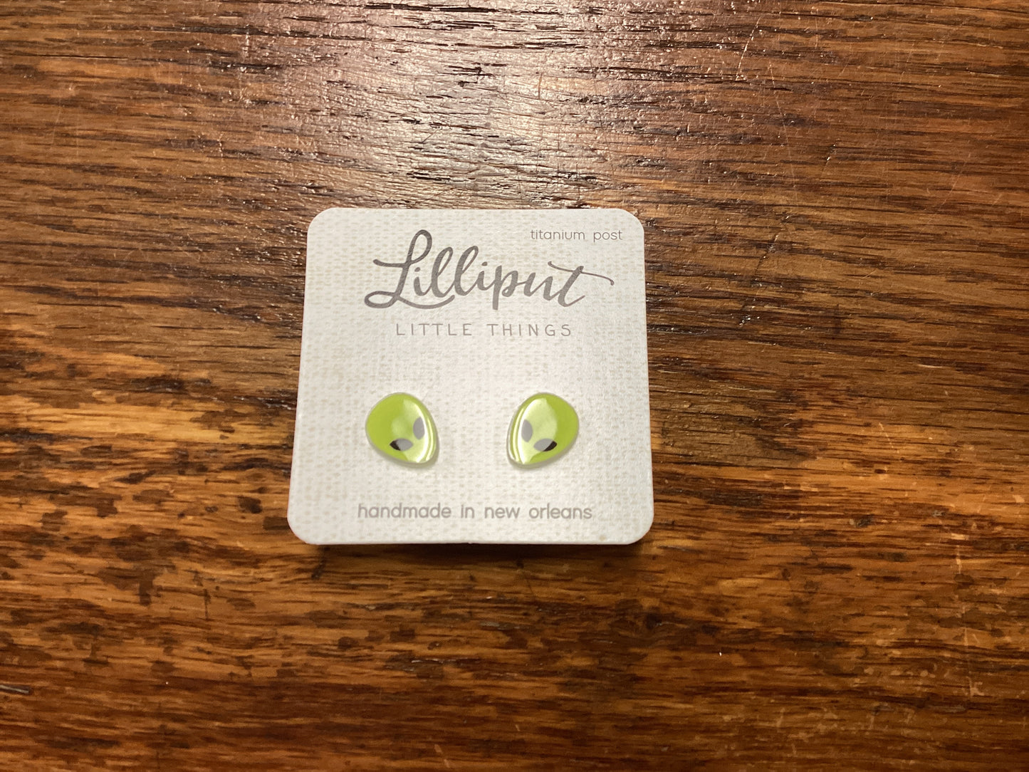 Alien earrings