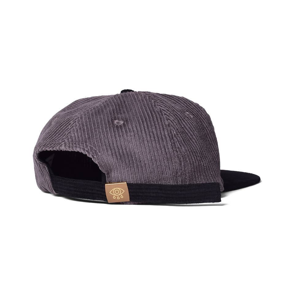 Charcoal Corduroy Snake Lord Hat