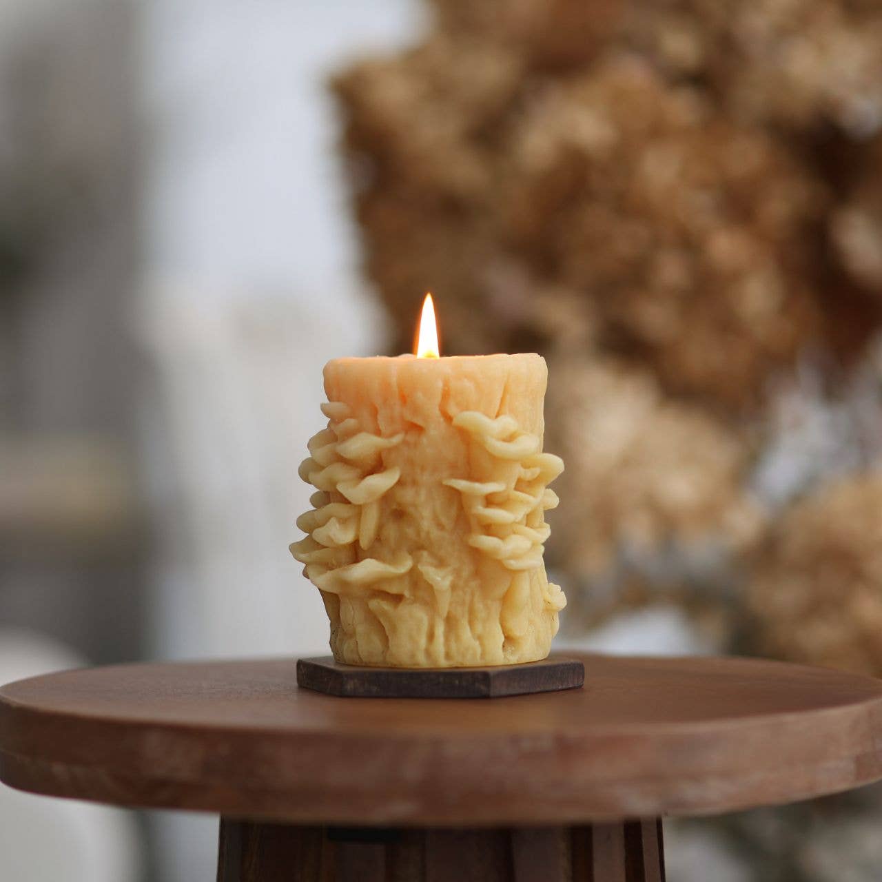 Beeswax Mushroom Candles