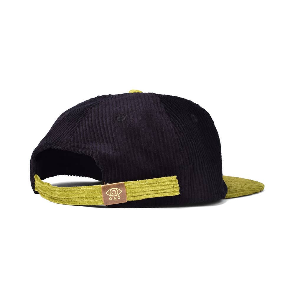 Pushing Up Daisies Hat 2 - Corduroy, Flat Brim