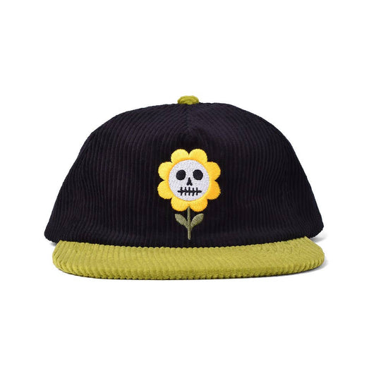 Pushing Up Daisies Hat 2 - Corduroy, Flat Brim