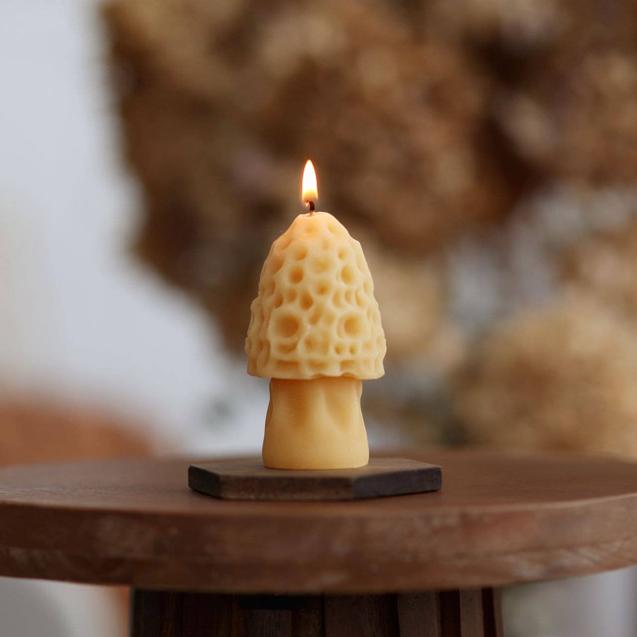 Beeswax Mushroom Candles