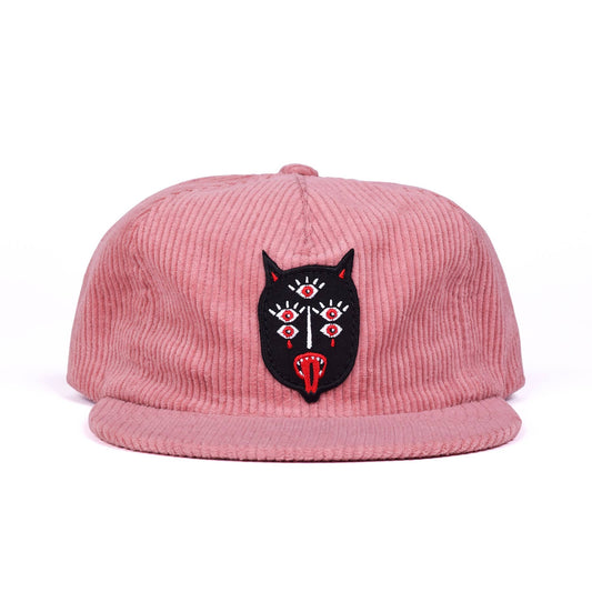 Pink Corduroy Snake Lord Hat