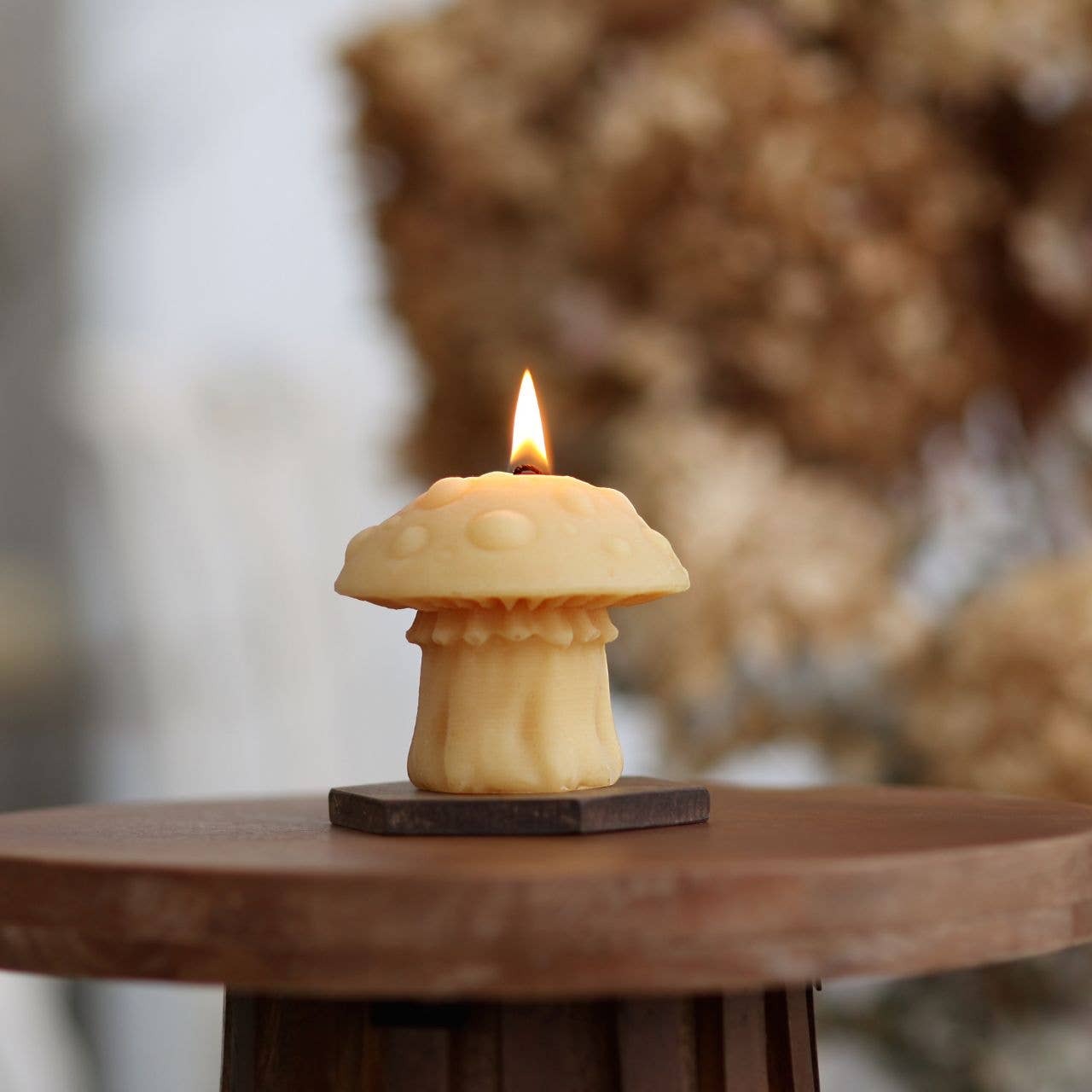 Beeswax Mushroom Candles